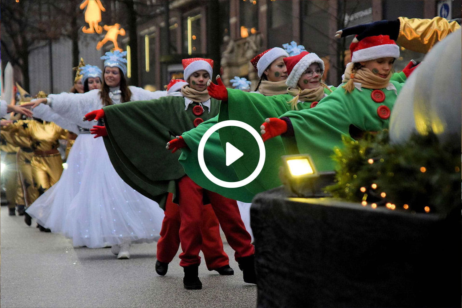 Hamburger Weihnachtsparade von Les Lionnes concept | choreography | realisation, Susanne Morgenroth realisiert